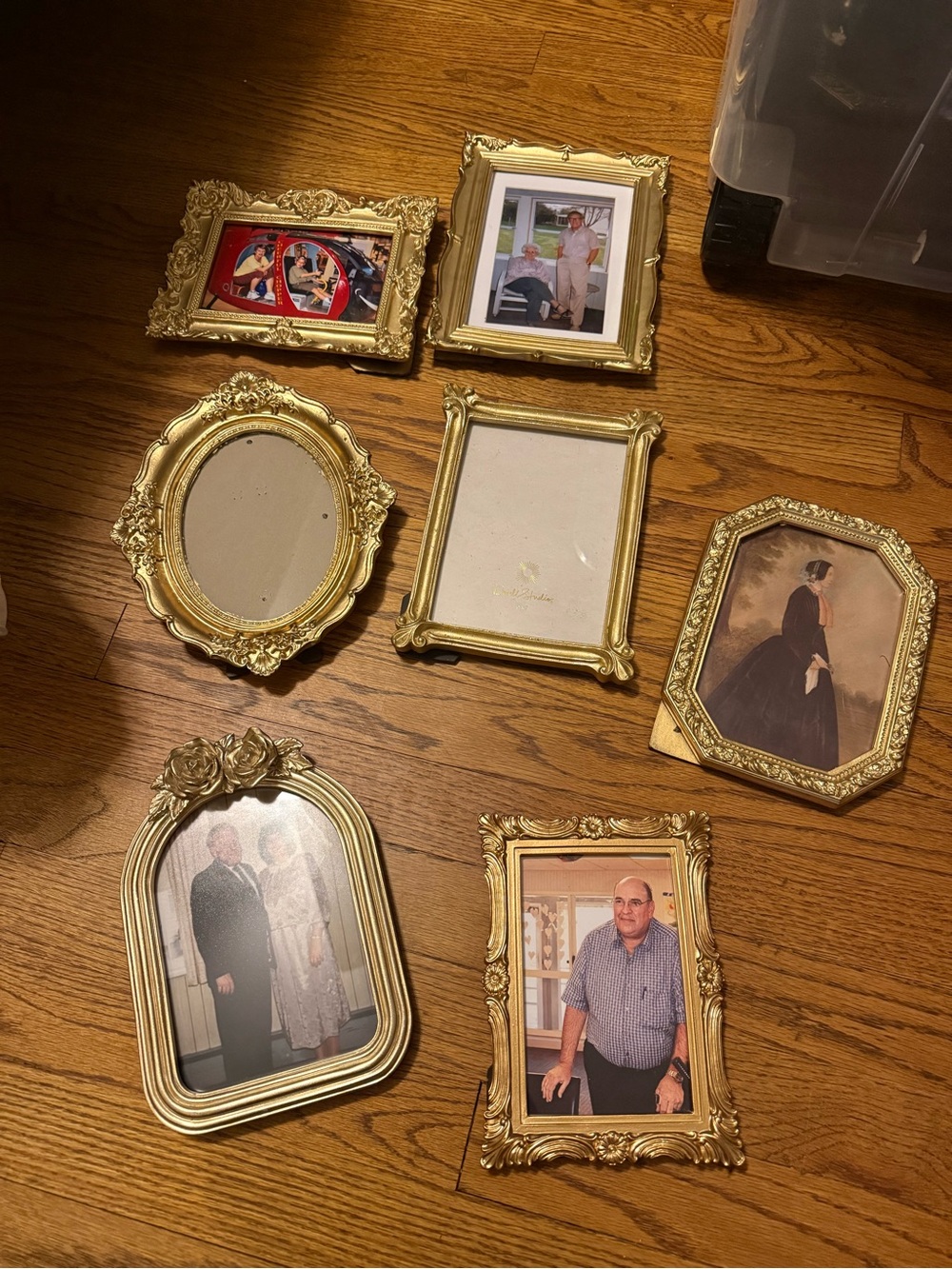 Ornate Gold Decorative Picture Frames - Set of Vintage-Style Home Accents